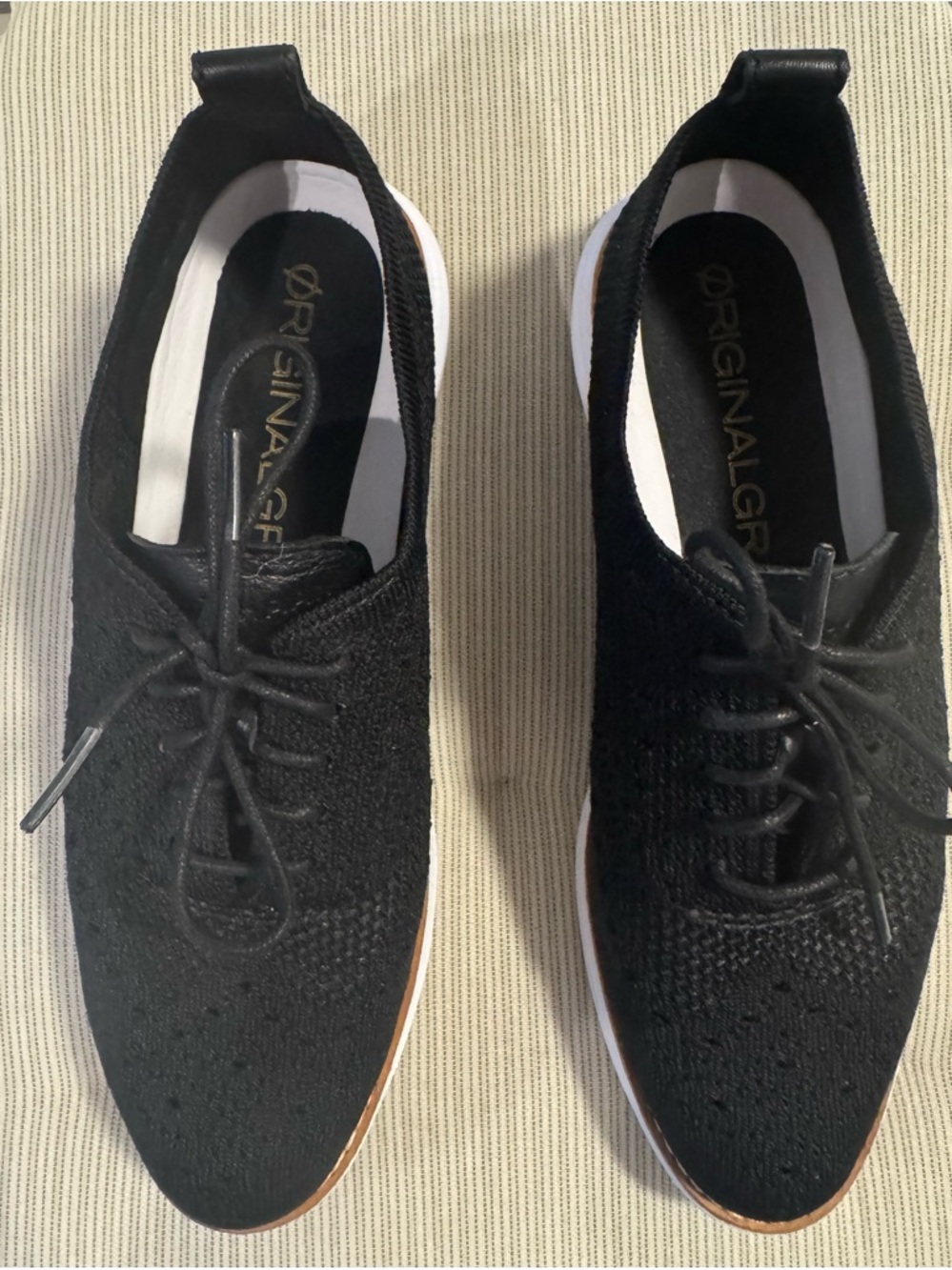 Cole Haan Women's Originalgrand Stitchlite Wingtip Oxford, Black, Size 7B